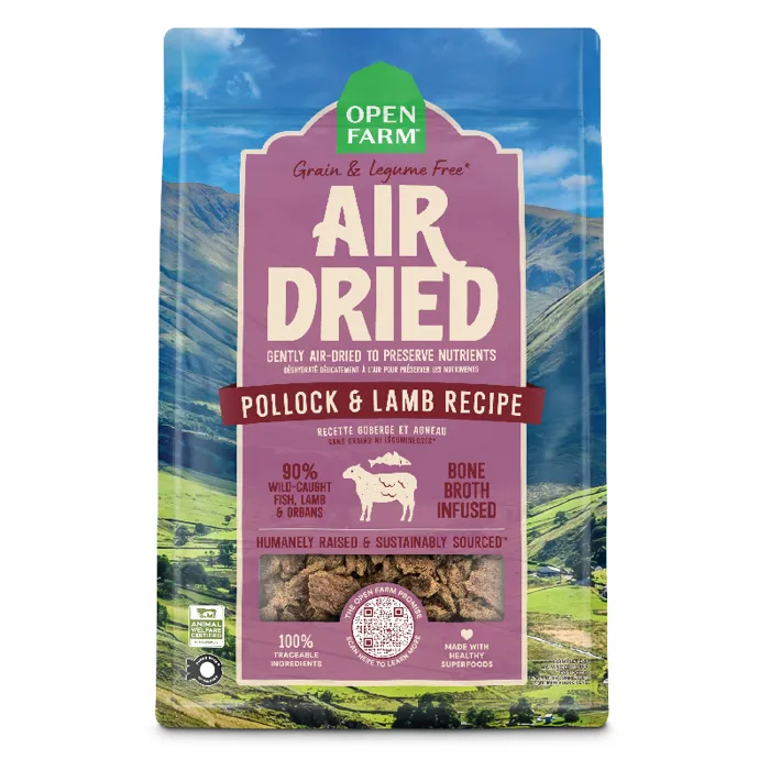 Open Farm Dog Pollock Lamb Air Dried 1lb