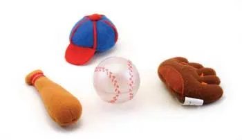 Kitty Star Baseball Assorted With Catnip 2pack