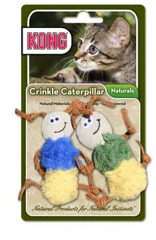 Kong Toy Naturals Crinkle Caterpillar