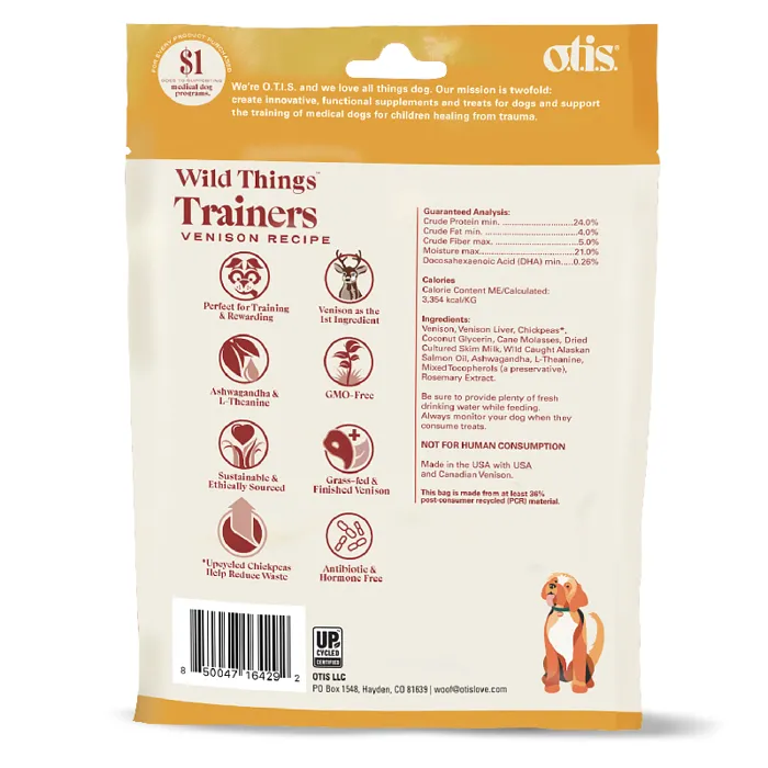 Otis Dog Trainer Venison 4oz
