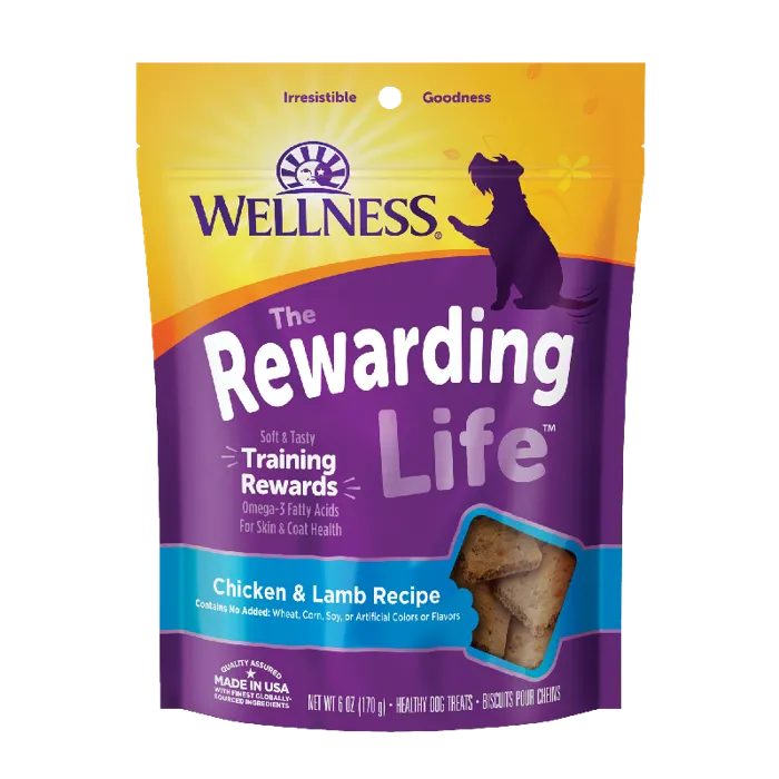 Wellness Dog Rewarding Life Soft Chicken Lamb 6oz