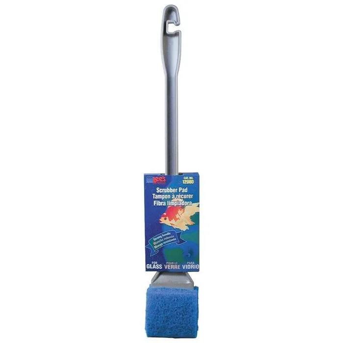 Lee's Scrubber Pad W/handle For Glass