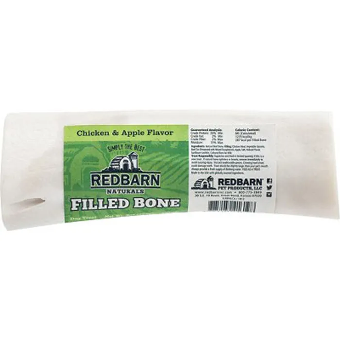 Redbarn Filled Bone Natural Chicken & Apple Large