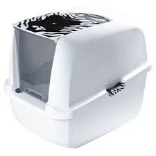 Catit Style White Tiger Cat Pan Large;