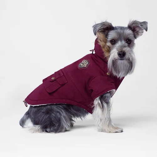 Size 18 Army Parka - Deep Red;