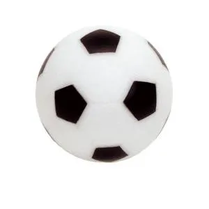 Vinyl Soccer Ball Dog Toy, White, 3"