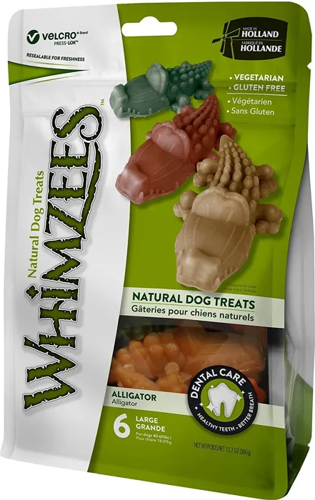 Whimzee Alligator Large 6ct