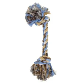 Booda 2 Knot Rope Bone Multicolor X-small