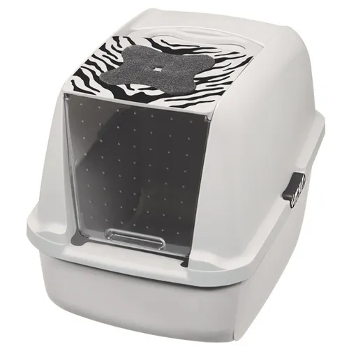 Catit Style White Tiger Cat Pan Large;