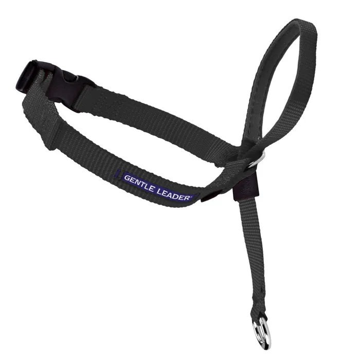 Gentle Leader Headcollar, No-pull Dog Collar Small Black