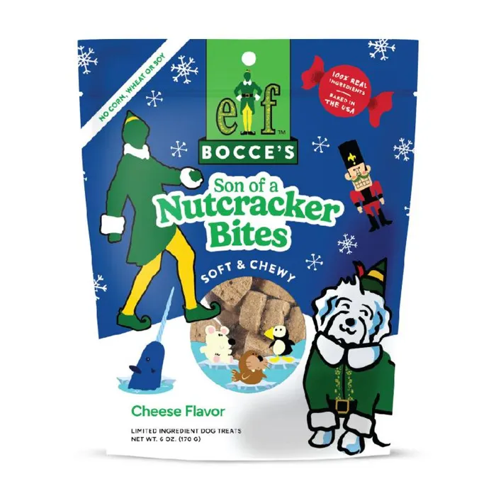 Bocce's Holiday Soft & Chewy Nutcracker Bites 6oz Bag