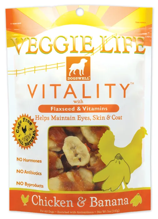 Dogswell Veglife Vitality Chicken/banana Trt 5 Oz