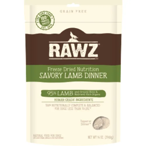 Rawz Dog Fd Lamb 5oz;