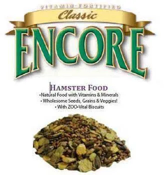 Encore Classic Natural Hamster Food Hamster 4 Lbs