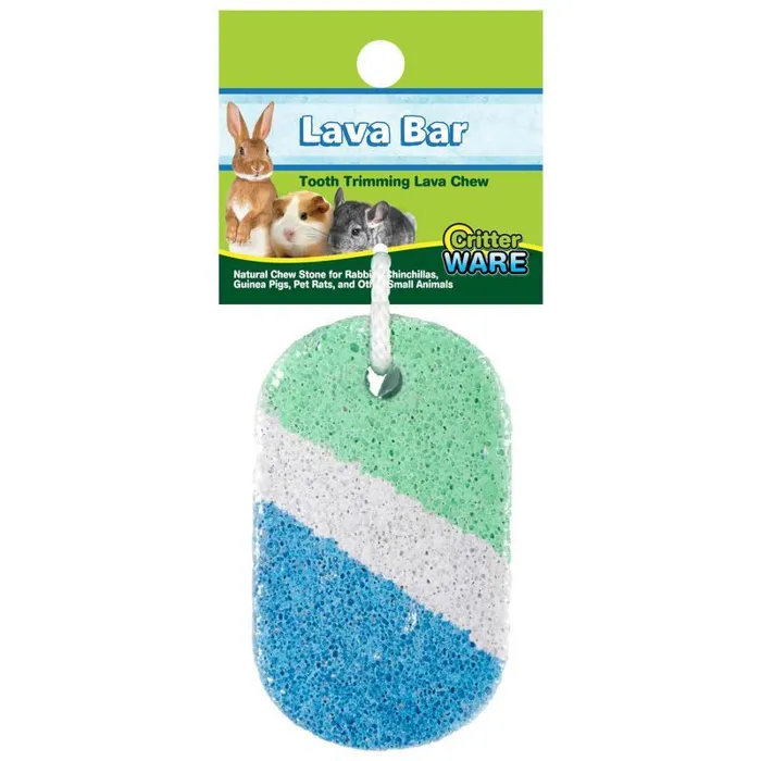 Mineral Essen Lava Bar Sm Animal Chew White 6.5"