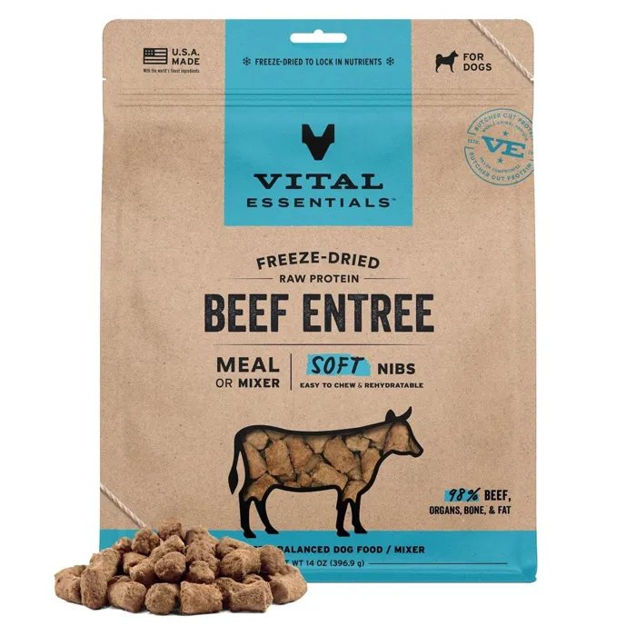 Vital Essentials FD Soft Nibs Beef 14oz