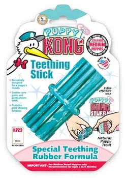 Kong Puppy Teething Stick Medium Asst Colors