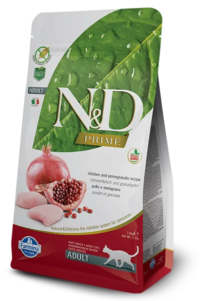 Farmina N&d Prime Chicken & Pomegranate Dry Cat Food 3.3-lb