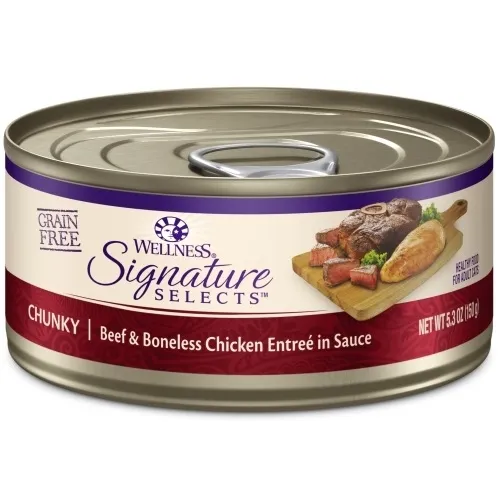 Wellness Can Cat Signature Beef & Chicken 2.8 Oz