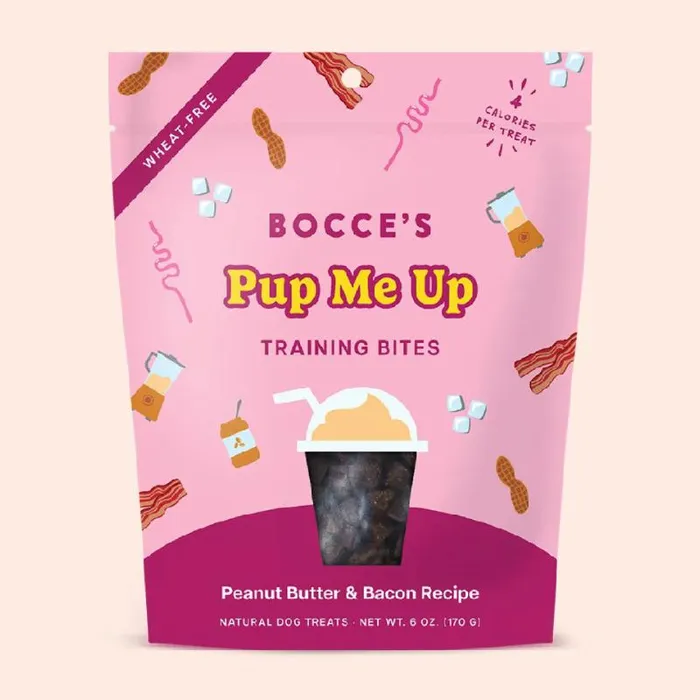 Bocce's Smoothie Training Bites Pup Me Up 6oz Bag
