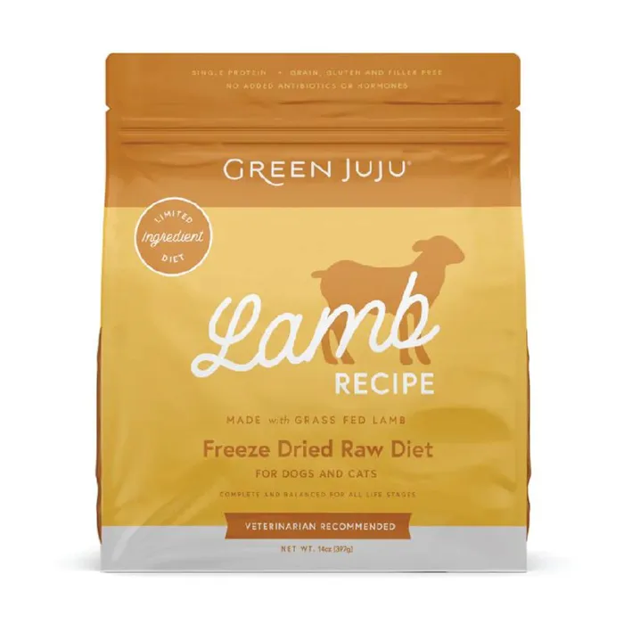 Green Juju FD LID Lamb Dog Food 14-oz