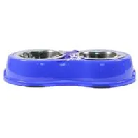 Burst Stainless Steel Double Diner Blue 16 Oz