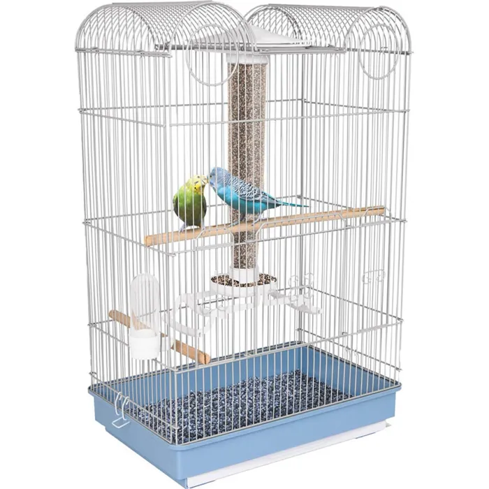 Bird Central Parakeet/finch Cage Blue/white