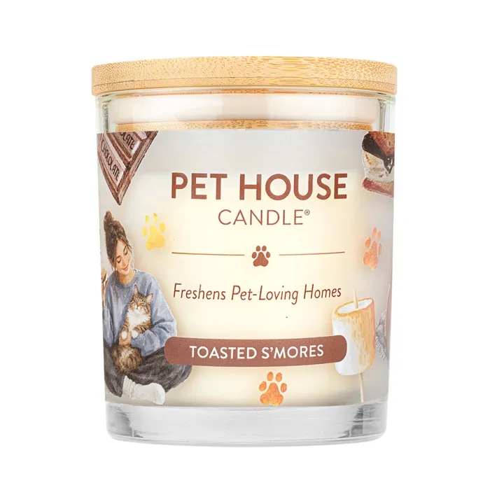 One Fur All Pet House Toasted S’mores candle front