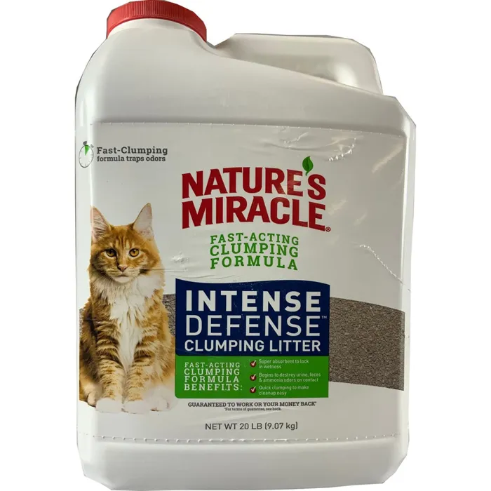 Nature's Miracle Intense Clumping Litter 20-lb