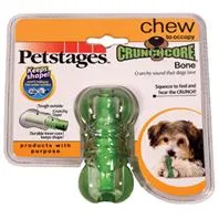 Crunchcore Bone Dog Chew Toy Clear Mini