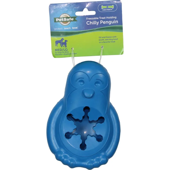 Freezable Treat Holding Chilly Penguin Med / Large