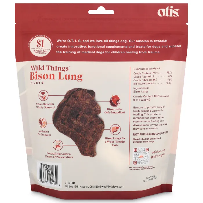 Otis Wild Things Bison Lung 4oz