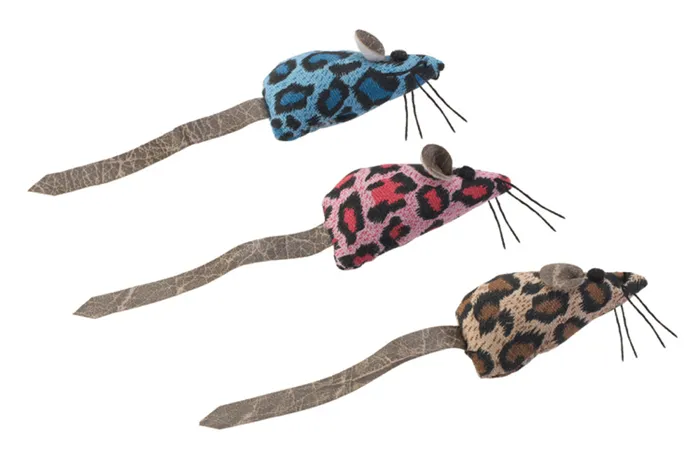 Crazy Mice With Catnip 2 Pack