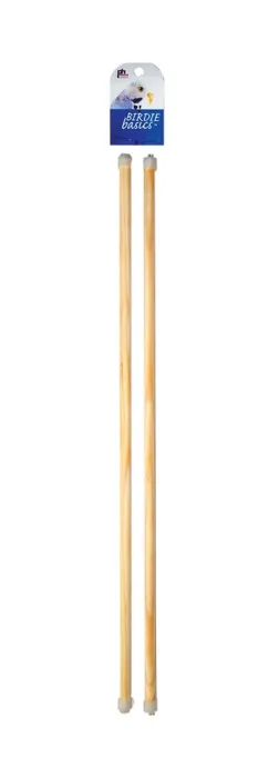 Birdie Basics Wood Perch 2pk 3/8" X 19"