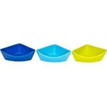 Corner Dish Ceramic Assorted Large;