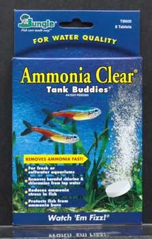 Tank Buddies Ammonia Clear 8 Tablets