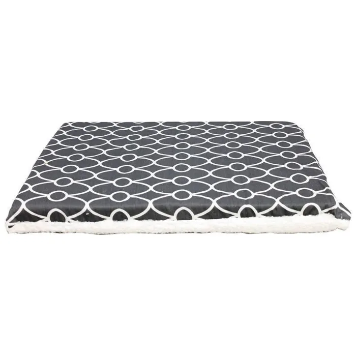 36" Gry Geo/flc Rvse Crate Pad;