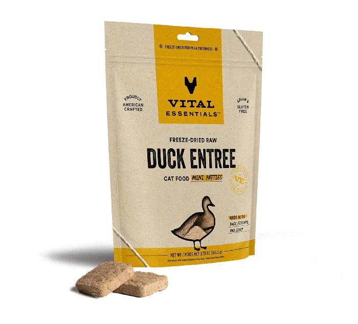 Freeze-dried Raw Turkey Entree Cat Food Mini Patties - 3.5oz