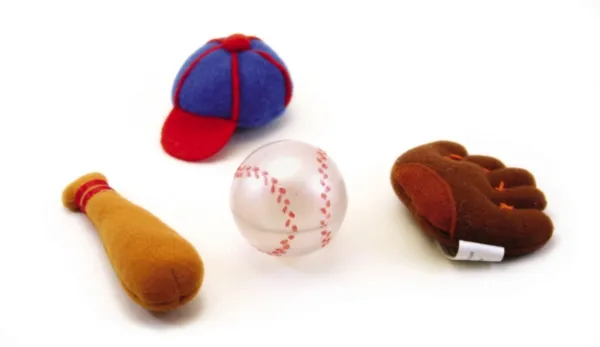 Kitty Star Baseball Assorted With Catnip 2pack