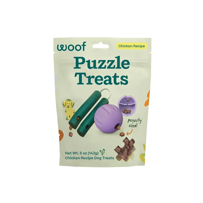 Woof Dog Treat Forager Puzzle Treats 5 oz