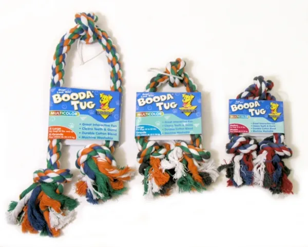 Booda 3 Knot Rope Tug Multi-color Extra Large