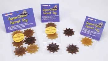 Super Chew Edible Ferret Toy 3 Pk