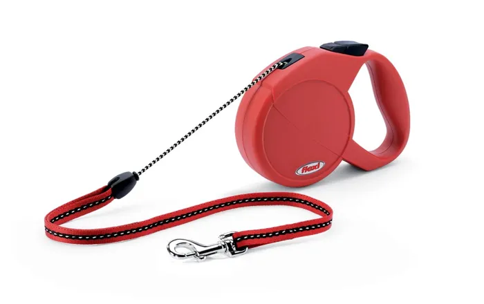 Flexi Lead Explore Medium (up to 44 Lbs) 26'-red