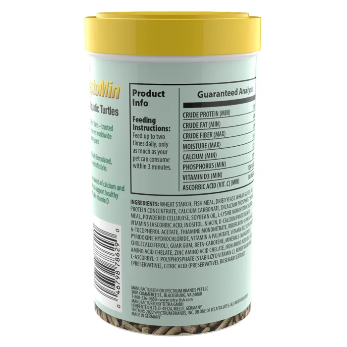 Tetra ReptoMin Floating Food Sticks 2.83 oz back