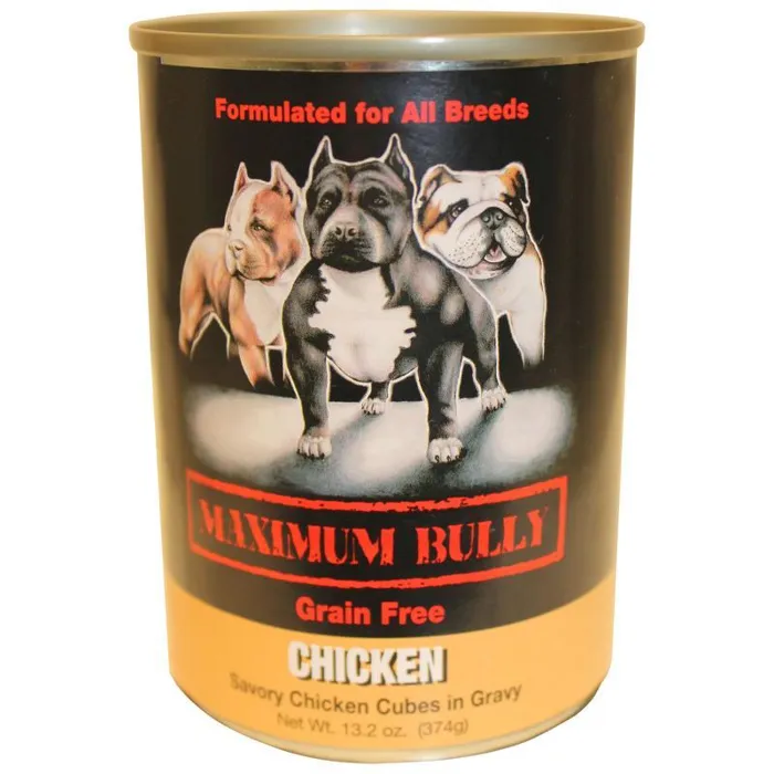Maximum Bully Canned Dog Food Chicken 13.2 Oz