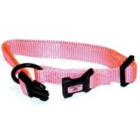 Adjustable Dog Collar Hot Pink 3/4"x16-22"