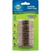 Busy Buddy Rawhide Treat Ring Refills, Original Rawhide, Medium