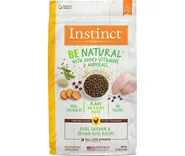 Instinct Be Nat Chkn & Brn Rice Dog Food 4.5-lb