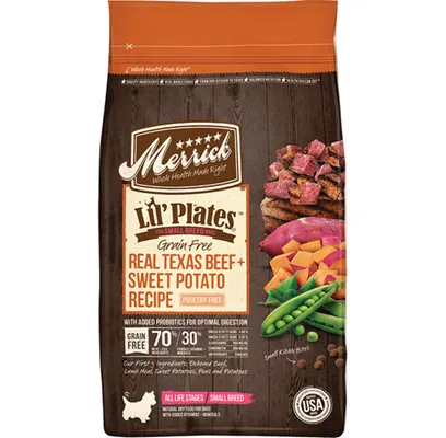 Lil' Plates Small Breed Grain Free Real Beef & Sweet Potato Dry Dog Food 12-lb