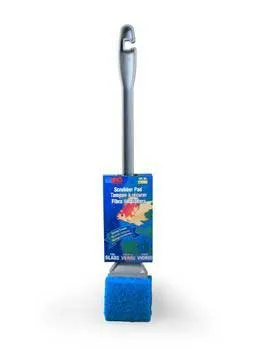 Lee's Scrubber Pad W/handle For Glass